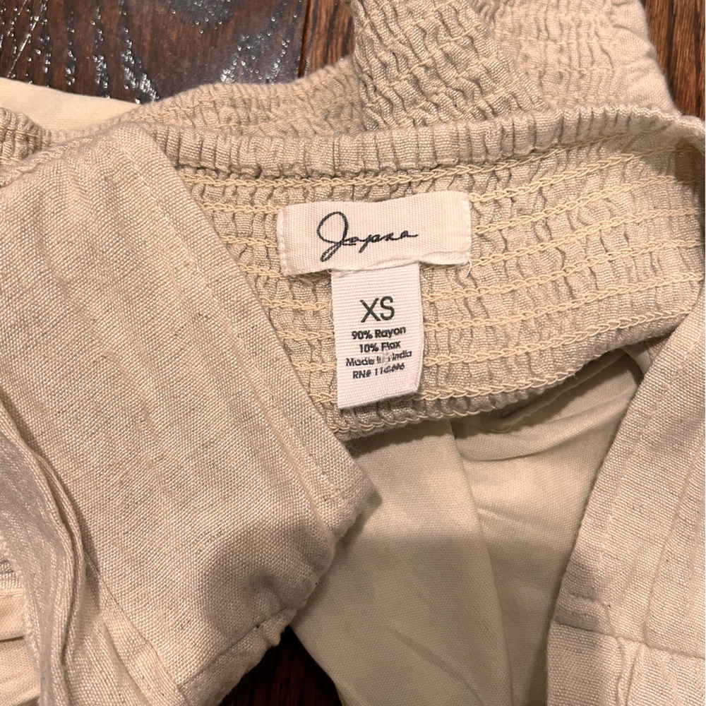 Japna Beige Twist Front Crop Top - Picture 3 of 3